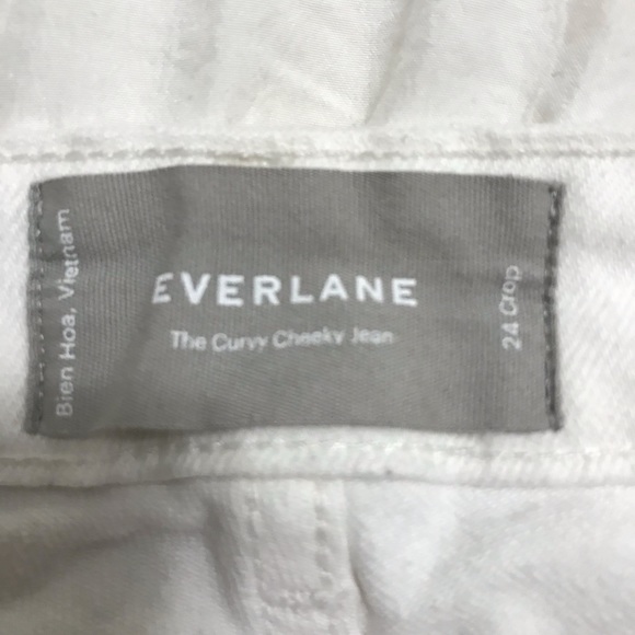 Everlane curvy cheeky jean in bone, 24 crop - Picture 4 of 4